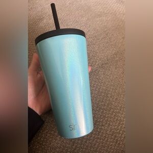 New Holographic Blue Insulated Tumbler Straw Lid